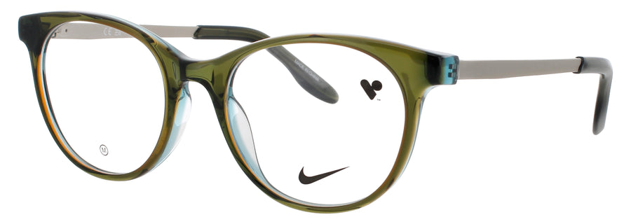 NIKE 7173 Frame OLIVE / BLUE Lens DEMO
