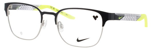 NIKE 8156 Frame SATIN BLACK / SILVER Lens DEMO