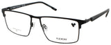 FLEXON E1153 Frame SATIN BLACK/GREY Lens DEMO
