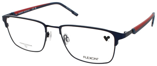 FLEXON E1154 Frame SATIN NAVY/RED Lens DEMO