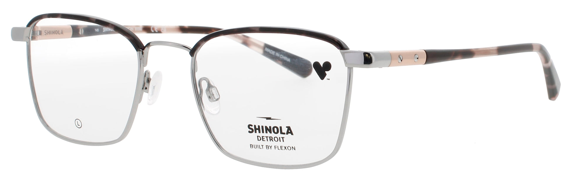 FLEXON SHINOLA SH23001 Frame TORTOISE Lens DEMO