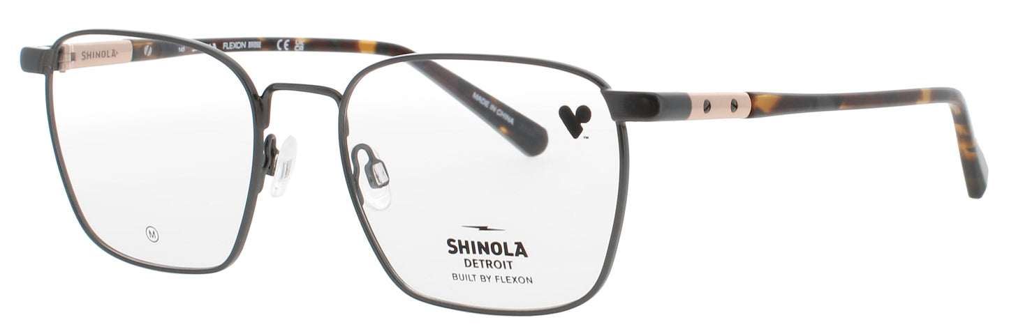 FLEXON SHINOLA SH23002 Frame GUNMETAL Lens DEMO