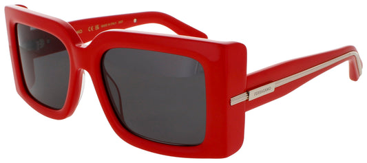 SALVATORE FERRAGAMO SF2032S Frame RED Lens GREY