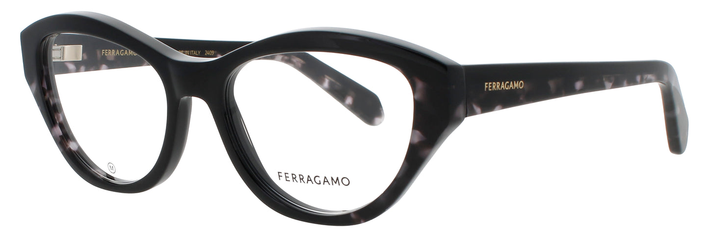 SALVATORE FERRAGAMO SF3011 Frame BLACK / TORTOISE Lens DEMO