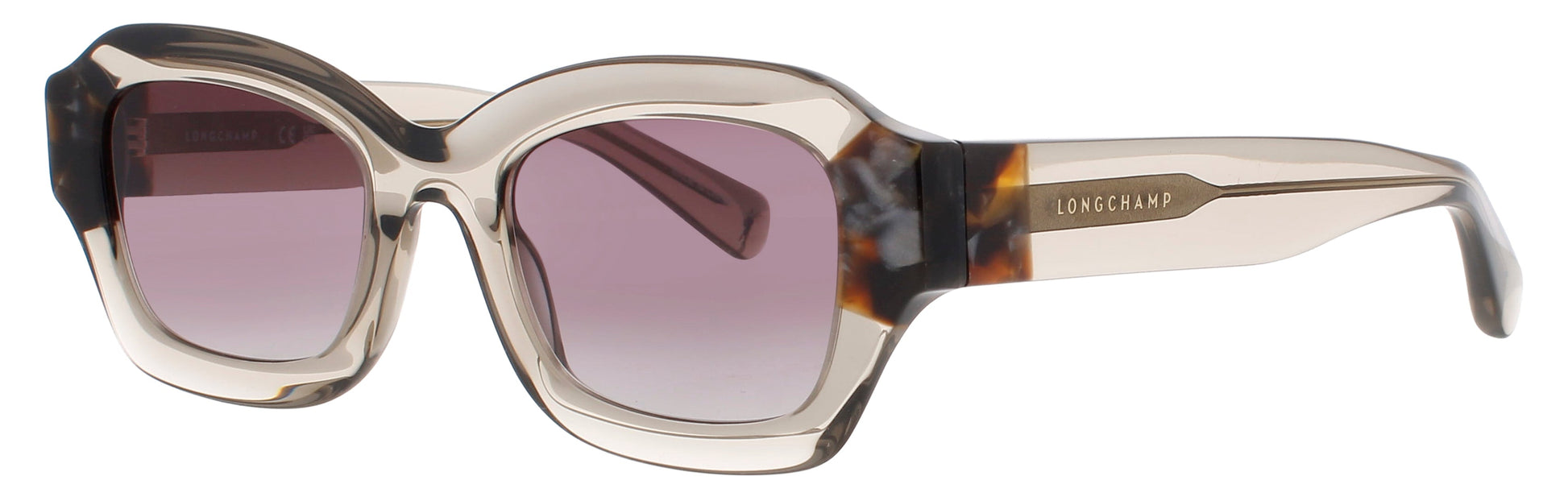 LONGCHAMP LO749S Frame TRANSPARENT OLIVE/HAVANA Lens GREY GRADIENT