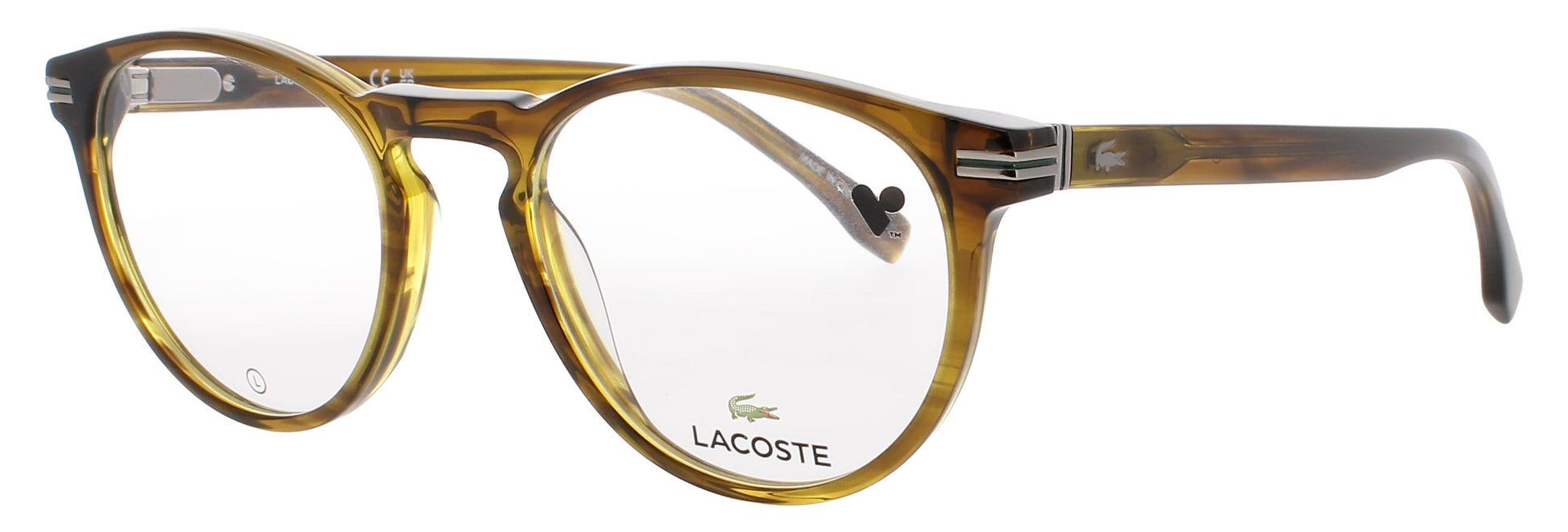 LACOSTE L2966 Frame STRIPED KHAKI Lens DEMO