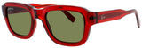 LACOSTE L6048S Frame ORANGE Lens GREEN TINT