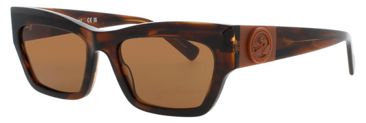 LONGCHAMP LO763S Frame STRIPED BROWN Lens BROWN TINT