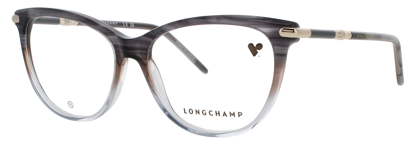 LONGCHAMP LO2727 Frame GRADIENT GREY AZURE Lens DEMO
