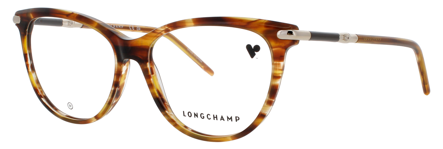 LONGCHAMP LO2727 Frame BROWN HORN Lens DEMO