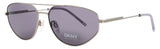 DKNY DK117S Frame SATIN SILVER/LILAC Lens DARK VIOLET