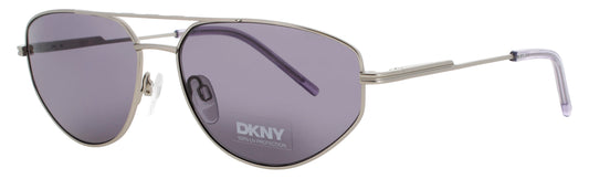 DKNY DK117S Frame SATIN SILVER/LILAC Lens DARK VIOLET