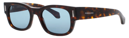 SALVATORE FERRAGAMO SF2064SE Frame DARK TORTOISE Lens SOLID BLUE