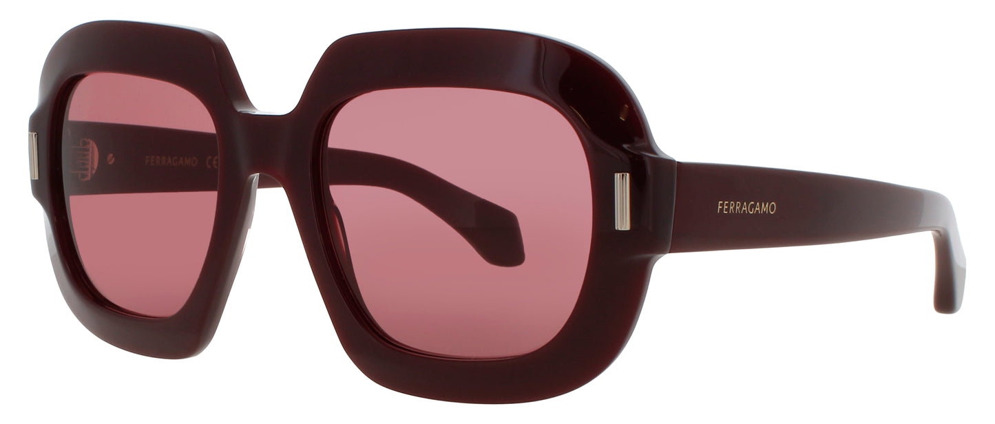 SALVATORE FERRAGAMO SF2068SE Frame BURGUNDY Lens DARK ROSE
