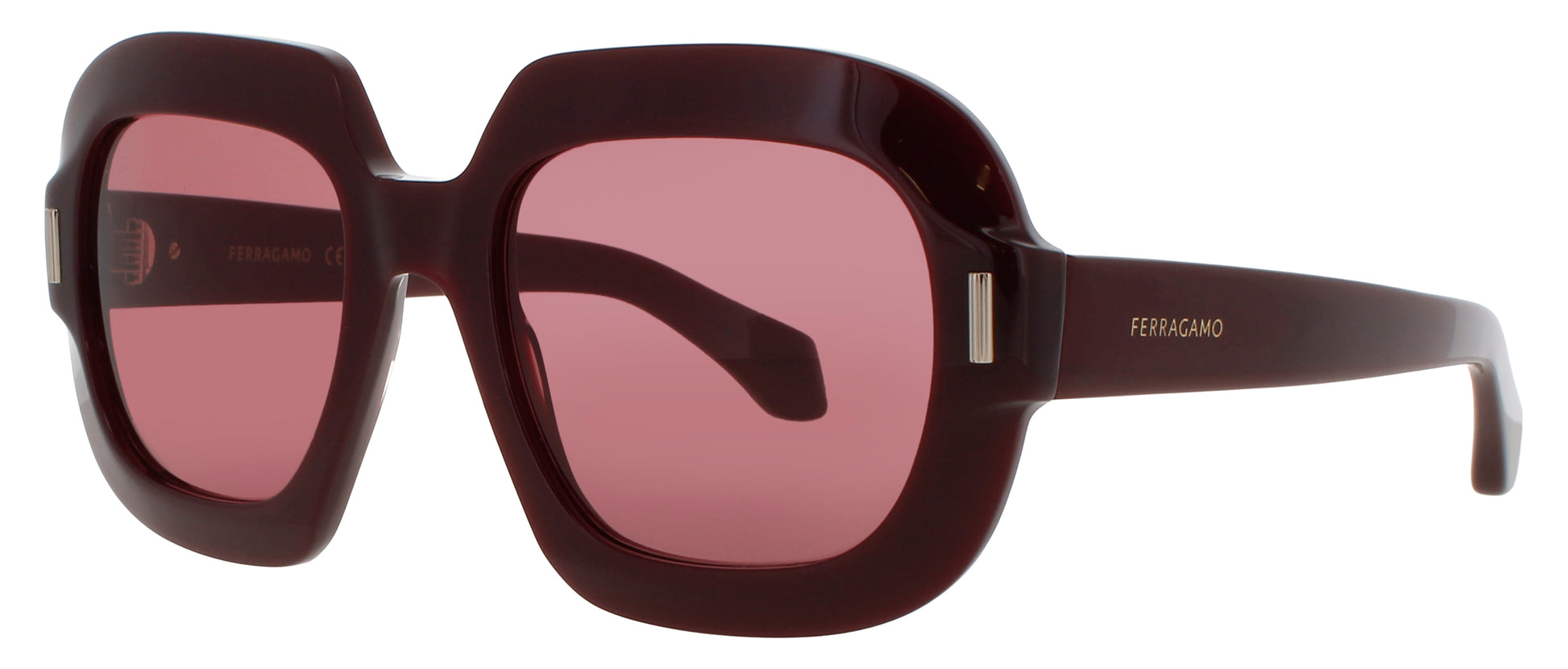 SALVATORE FERRAGAMO SF2068SE Frame BURGUNDY Lens DARK ROSE