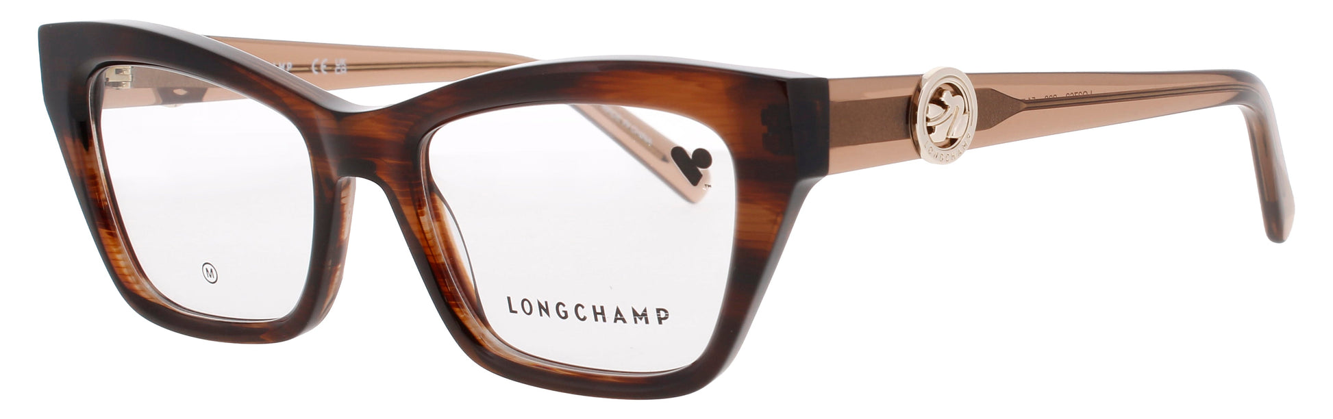 LONGCHAMP LO2762 Frame BROWN HORN Lens DEMO