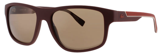 LACOSTE L6057S Frame MATTE BURGUNDY Lens GREEN