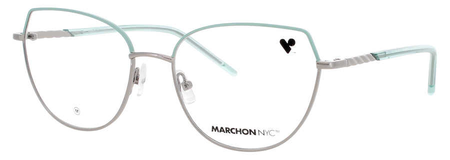 MARCHON M-4030 Frame GUNMETAL / SEAFOAM Lens DEMO