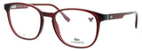 LACOSTE L2975 Frame TRANSPARENT BURGUNDY Lens DEMO