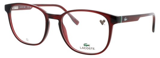 LACOSTE L2975 Frame TRANSPARENT BURGUNDY Lens DEMO