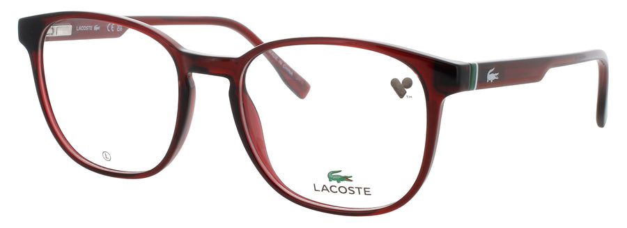 LACOSTE L2975 Frame TRANSPARENT BURGUNDY Lens DEMO