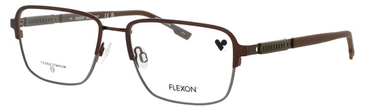 FLEXON E1155 Frame MATTE COFFEE Lens DEMO