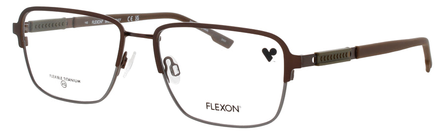 FLEXON E1155 Frame MATTE COFFEE Lens DEMO