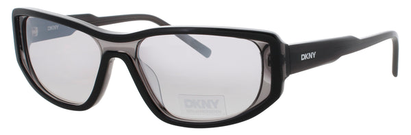 DKNY DK553S Frame LAYERED BLACK Lens GREY