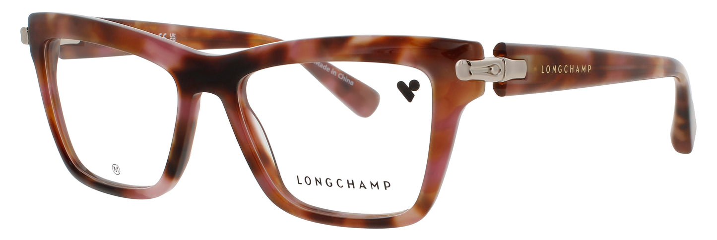 LONGCHAMP LO2766 Frame ROSE HAVANA Lens DEMO