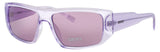 DKNY DK555S Frame CRYSTAL LILAC Lens VIOLET MIRROR