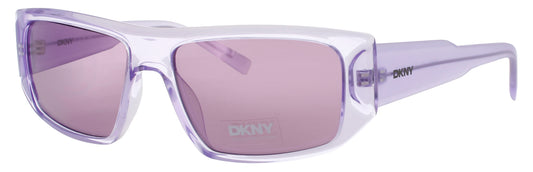 DKNY DK555S Frame CRYSTAL LILAC Lens VIOLET MIRROR