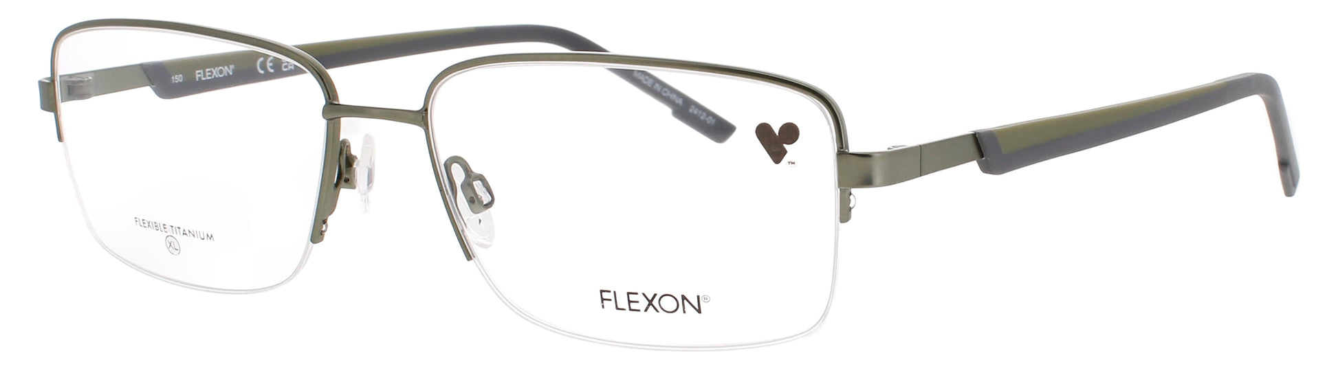 FLEXON H6084 Frame MATTE MOSS Lens DEMO