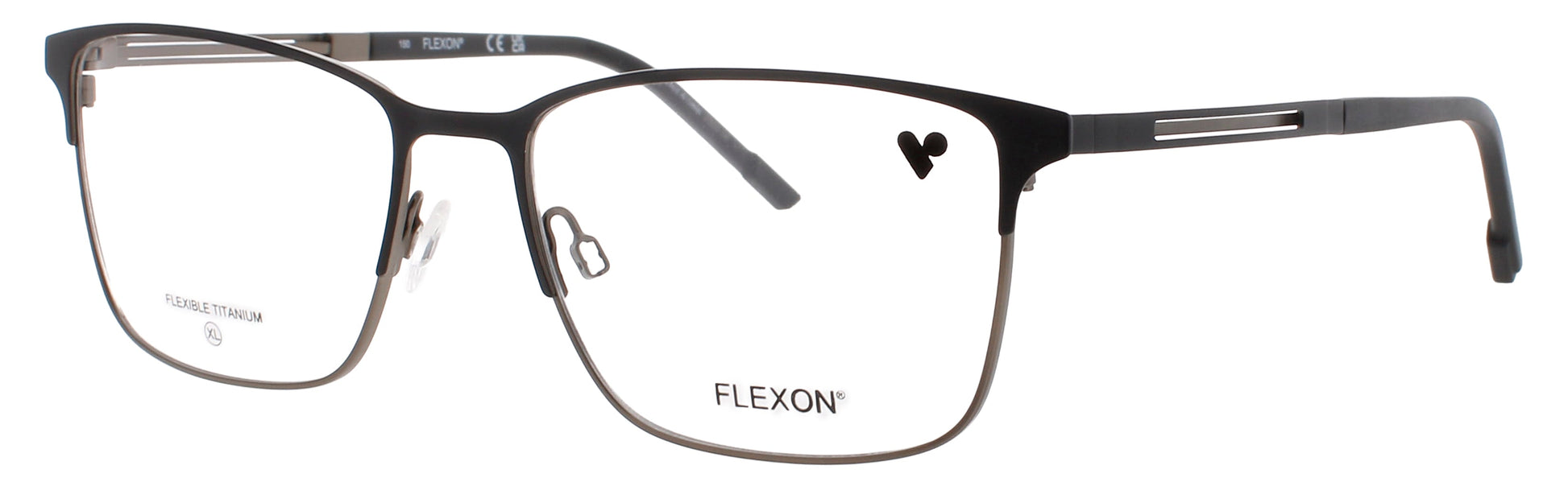 FLEXON E1160 Frame MATTE BLACK Lens DEMO