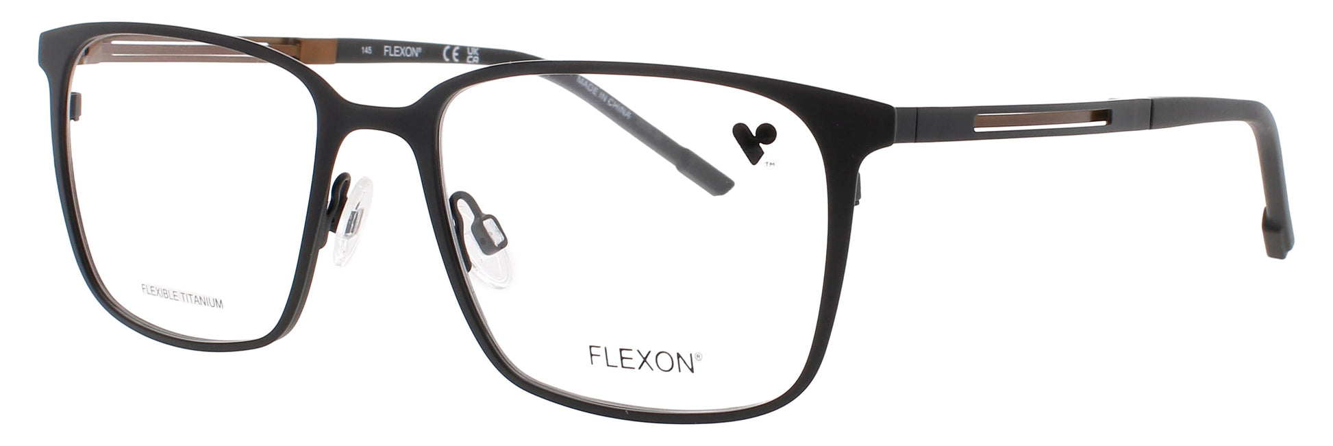 FLEXON E1159 Frame MATTE BLACK Lens DEMO