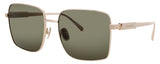 SALVATORE FERRAGAMO SF330S Frame GOLD Lens GREEN
