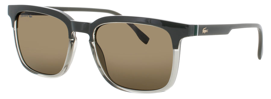 LACOSTE L6074S Frame TRANSPARENT TAUPE Lens GREEN