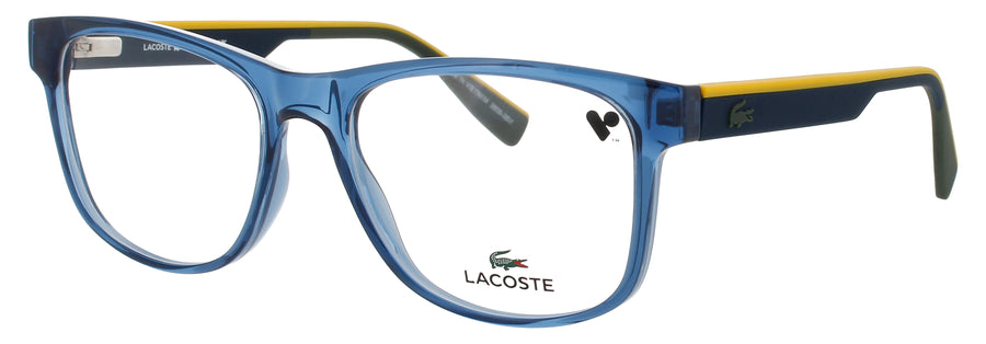 LACOSTE L4004 Frame TRANSPARENT BLUE Lens DEMO