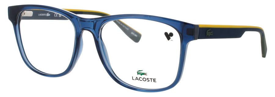 LACOSTE L4004 Frame TRANSPARENT BLUE Lens DEMO