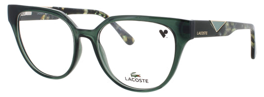 LACOSTE L2982 N Frame TRANSPARENT GREEN Lens DEMO