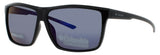 COLUMBIA C572SP-N Frame BLACK Lens POLARIZED BLUE MIRROR