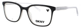 DKNY DK5065 N Frame BLACK / WHITE LAMINATE Lens DEMO