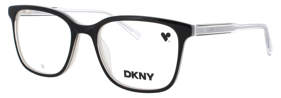 DKNY DK5065 N Frame BLACK / WHITE LAMINATE Lens DEMO