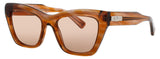 LONGCHAMP LO777S-N Frame STRIPED BROWN Lens BROWN TINT