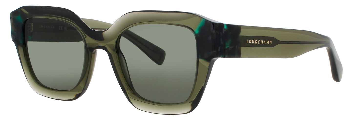 LONGCHAMP LO771S Frame TRANSPARENT GREEN Lens GREEN TINT