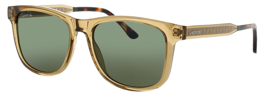 LACOSTE L6060S N Frame TRANSPARENT SAND Lens GREEN