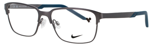 NIKE 8213 N Frame SATIN GUNMETAL / BLUE Lens DEMO