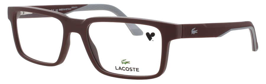 LACOSTE L2922 N Frame MATTE DARK RED Lens DEMO