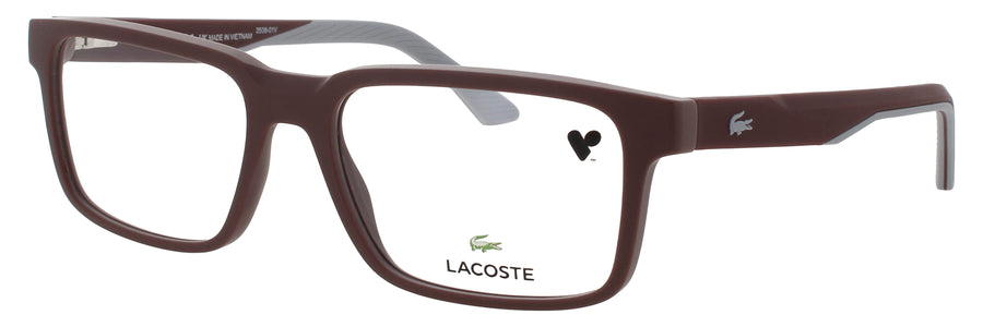 LACOSTE L2922 N Frame MATTE DARK RED Lens DEMO