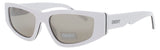 DKNY DK560S Frame WHITE Lens SILVER MIRROR
