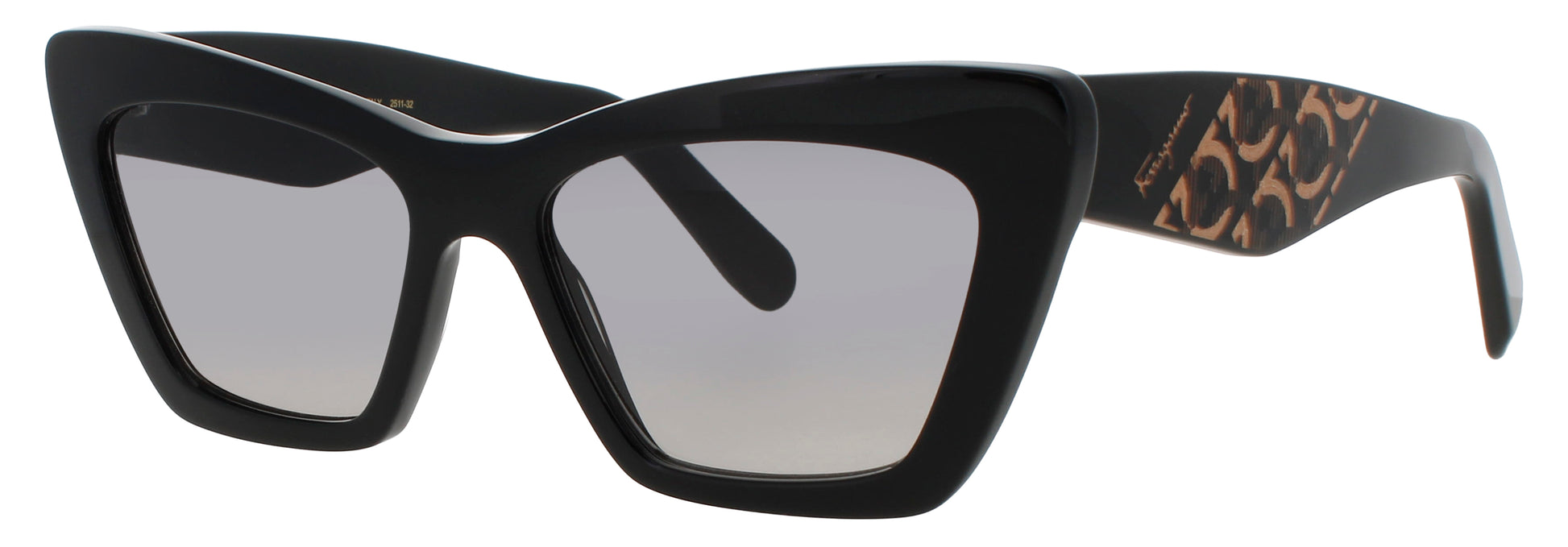 SALVATORE FERRAGAMO SF1081S Frame BLACK Lens GREY GRADIENT